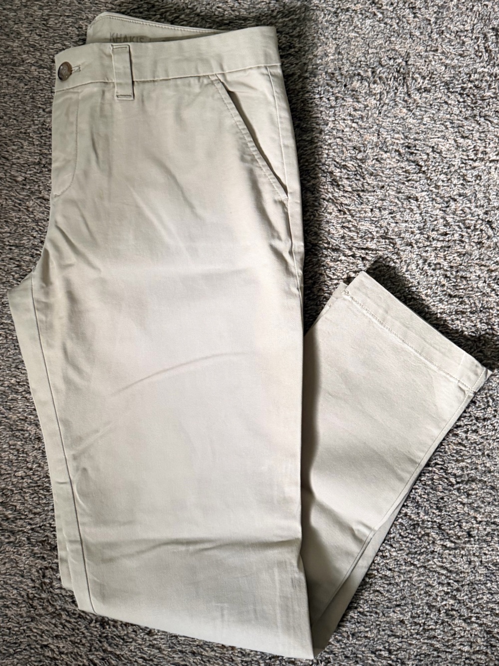 GAP Women's Straight Leg Pants in Light Khaki